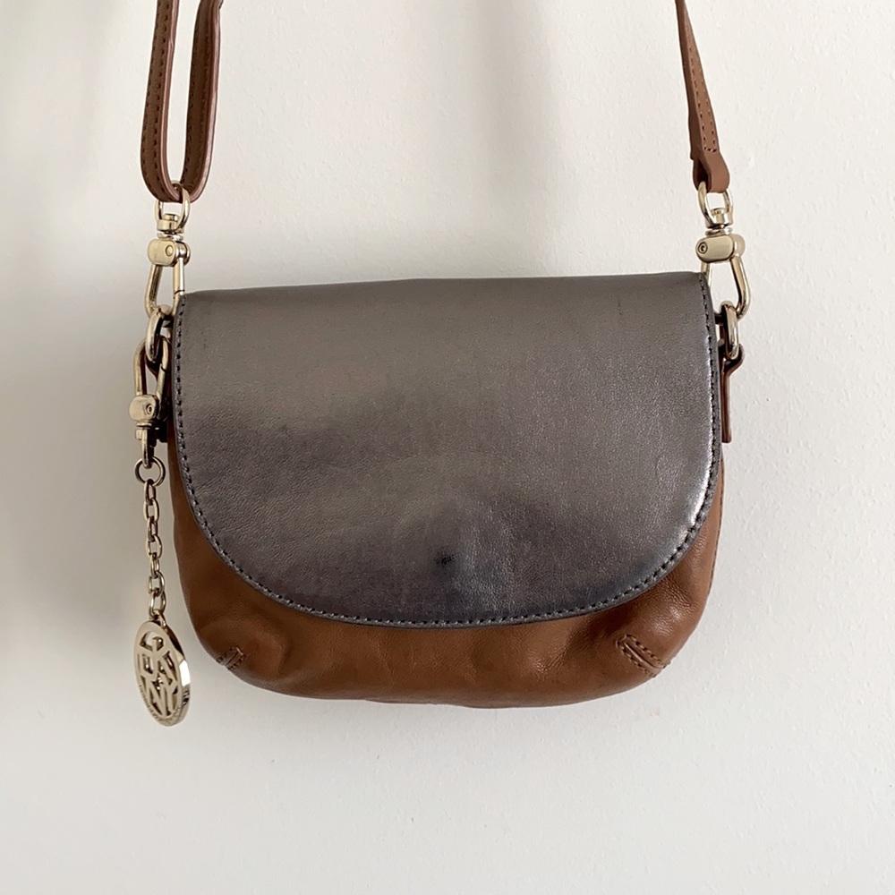 DKNY Genuine Leather Crossbody Bag